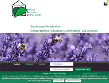 Tablet Screenshot of garten-center.de